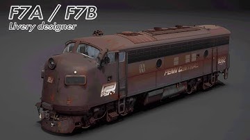 F7 A/ B (TSW2/ PS4) PennCentral on livery designer - Time Elapse