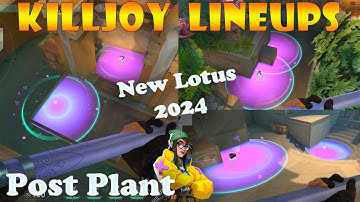 Top 15 New Lotus Killjoy Post Plant Lineups | Killjoy Lineups Lotus | KJ Setups Lotus
