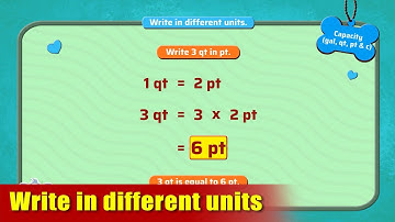 G3 - Module 23b - Exercise 5 - Write in different units | Appu Series | Grade 3 Math Learning