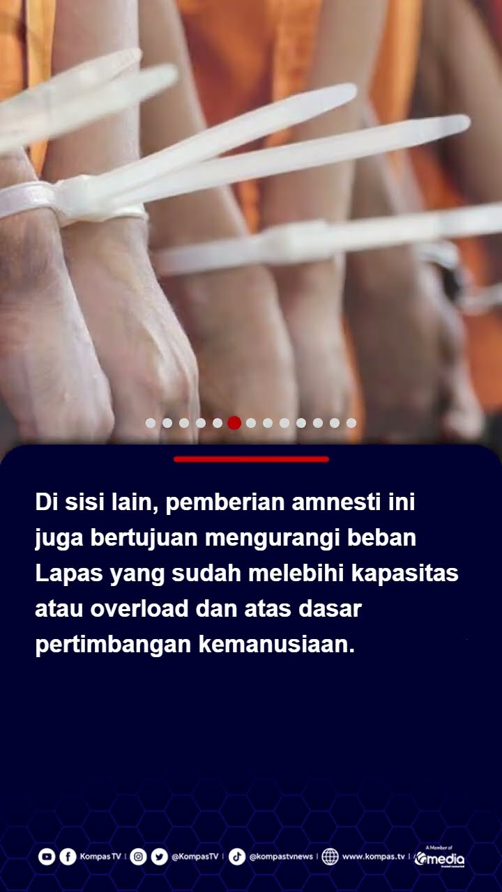 44 Ribu Narapidana Akan Dapat Amnesti Presiden Prabowo, Ini Kategorinya #pengampunan  #amnesty