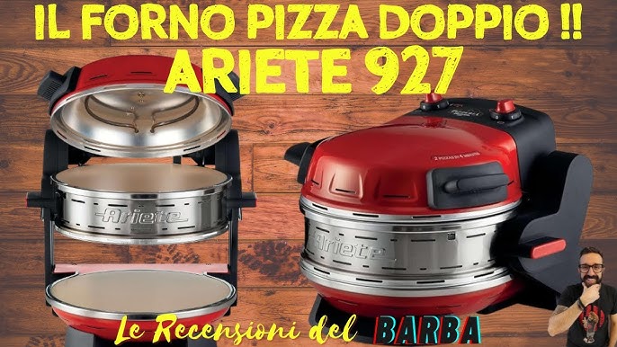 ARIETE - Forno Pizza Elettrico Doppio Pizzeria con Temperatura Max