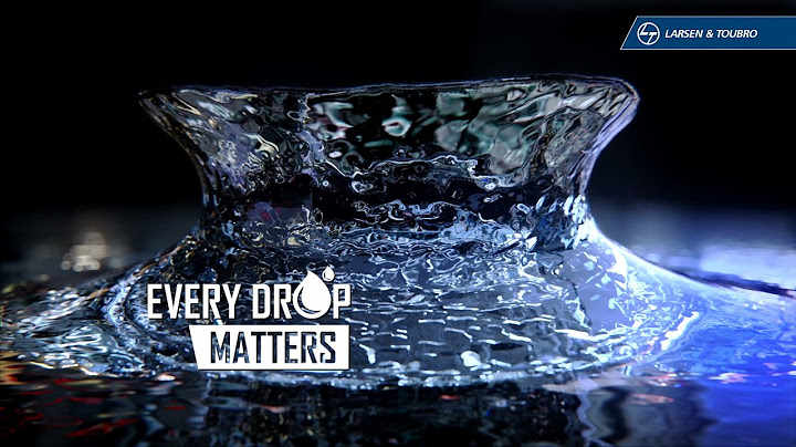 Every Drop Matters