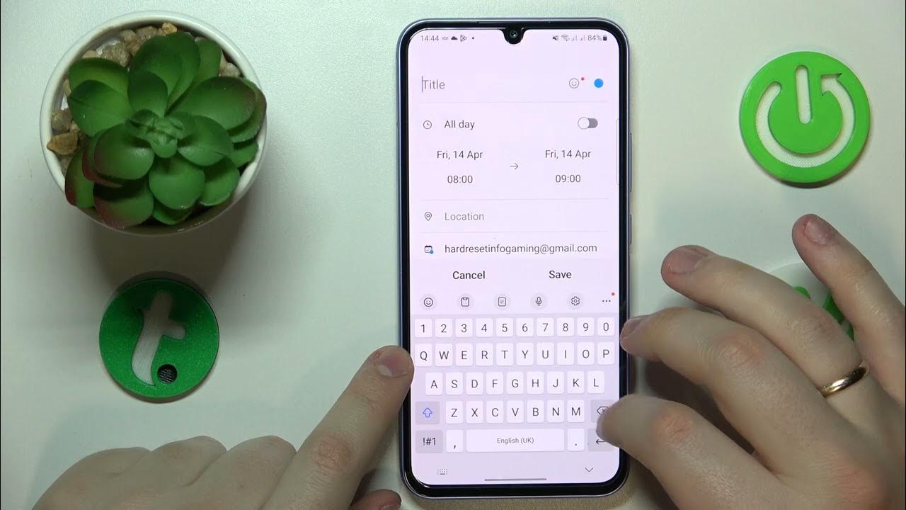 how-to-add-event-to-calendar-on-samsung-galaxy-a34-youtube