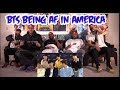 Bts being extra af in America Reaction/Review