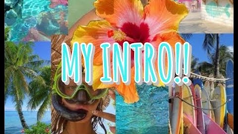 My intro!! first video pls no hate :D