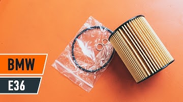 How to change oil filter and engine oil on BMW E36 [TUTORIAL AUTODOC]