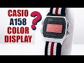 Casio A158 Display Color Filter and Nato Strap Modification