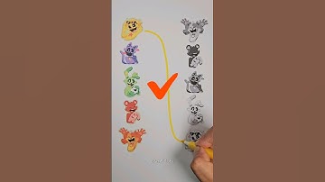 poppy playtime smiling critters3 arts matching puzzle🧩 #shorts #viral