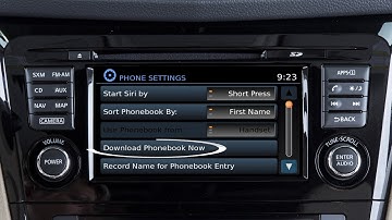 2017 Nissan Rogue Sport - Vehicle Phonebook - with Navigation (if so equipped)