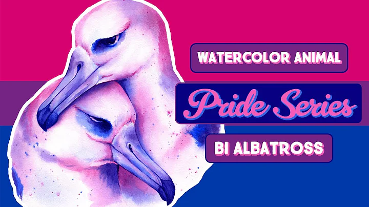 Watercolor Artist Q&A | Bi Albatross Pride Painting