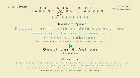 Mission 20/2 RECEVOIR en illimité au delà des dualités, sans avoir besoin de mériter ni culpabiliser