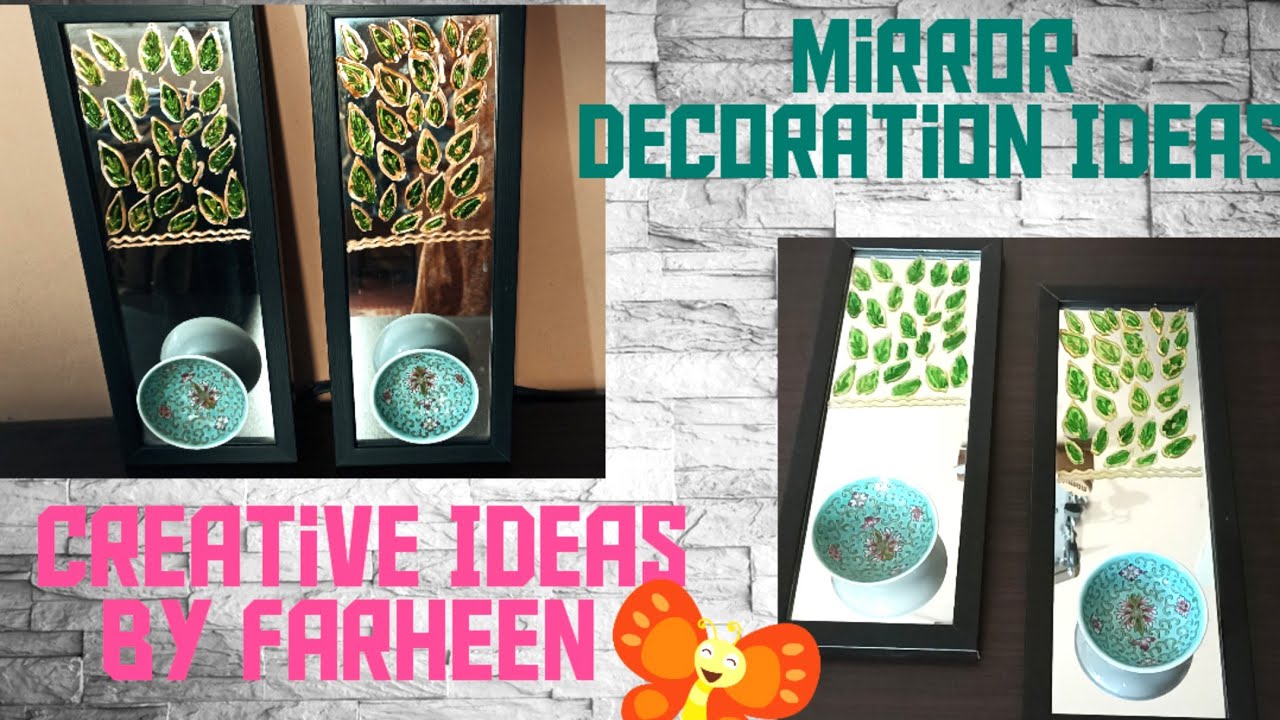 DIY Mirror Decorating Ideas// DIY Projects YouTube