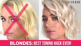 How To Fix Bryyellow Hair Fast Brighten And Restore Blonde Hair Without Toner.