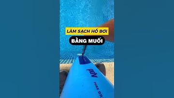 Làm sạch hồ bơi bằng muối? Giải pháp thay thế clo công nghiệp