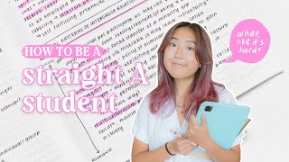 HOW TO BE A STRAIGHT A STUDENT // study habits, grade hacks, + more