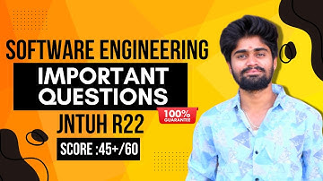 Software Engineering | Must & should learn Questions | JNTUH R22 | CodingFataka