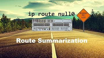 Route Summarization and the Route to Null0