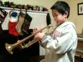 Rudolph the red nosed reindeer Trumpet by 8-year-old