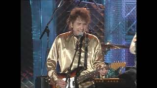 Bob Dylan performs “All Along the Watchtower” at the Concert for the Rock &amp; Roll Hall of Fame