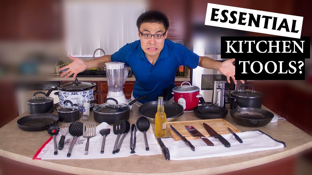 Kitchen Essentials for the Beginner Drunk Cook - YouTube