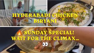 Match Highlights Sunday Special! 🔥 Hyderabadi Chicken Dum Biryani | Wait Till the Climax!