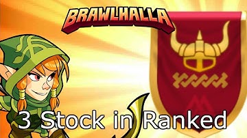 A Noob Plays Brawlhalla Ranked 1v1 3 Stock!
