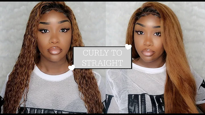 EASY CURLY TO STRAIGHT HAIR TUTORIAL!!!  | CELIE H...