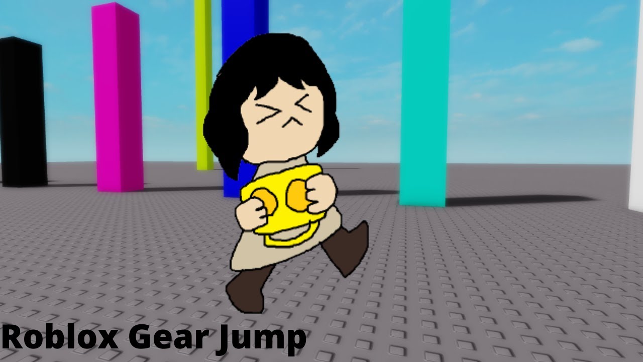 Roblox gear jump but i cheat - YouTube