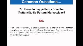 What is iPatternStudio?