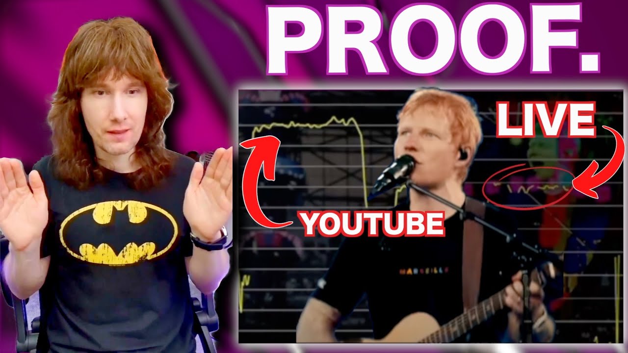 Ed Sheeran's Live Pitch Correction Data Is In.