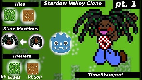 Godot 4 How to make a Stardew Valley clone(Tilling, watering soil,planting seeds)pt.1