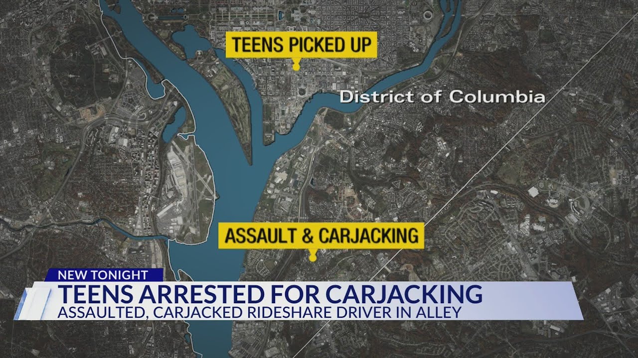 Three teens arrested after assaulting, carjacking rideshare driver in ...