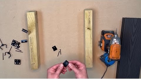 How to Install a Starter clip for Composite Decking