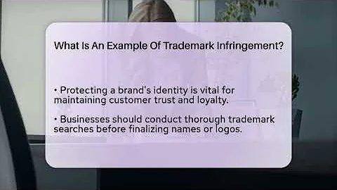 What Is An Example Of Trademark Infringement? - BusinessGuide360.com