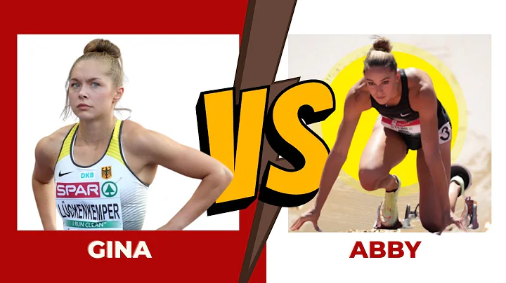 Abby Steiner vs Gina Lueckenkemper in 100 Meter Da...