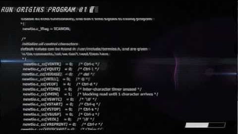 ORIGINS TRAILER: PROGRAM 01