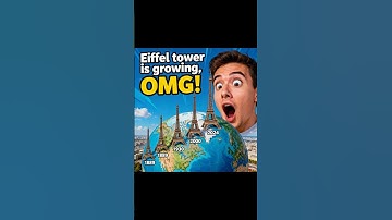 Wait... The Eiffel Tower is GROWING?! 😱  #flashfacts