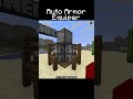 Auto Armor Equiper  #minecraft #shorts #minecraftshorts