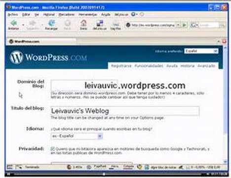Crear un blog amb Wordpress