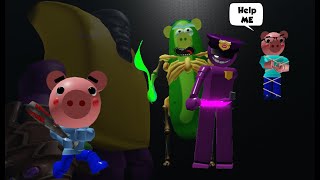 A PIGGY STORY | GEORGE RESCUES DAD FROM PICKLE RICK & MAN BEHIND THE SLAUGHTER | A ROBLOX ANIMATION