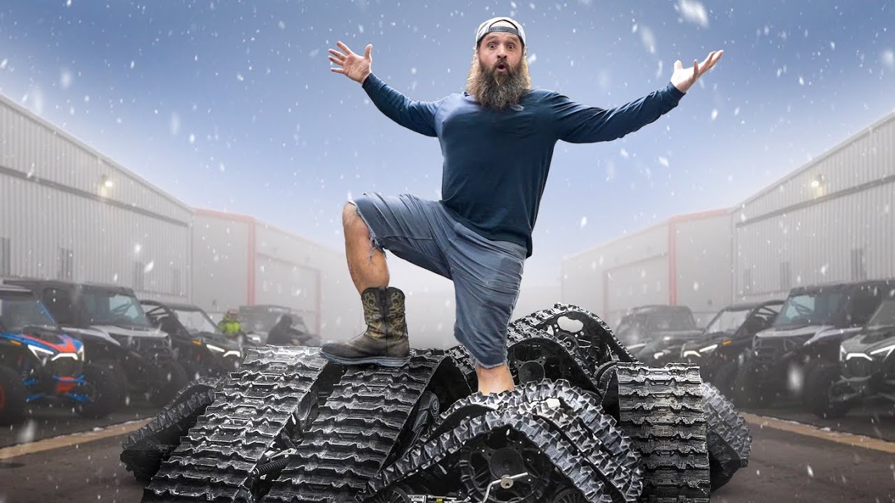 Diesel Dave Goes Wild with Snow Tracks on EVERYTHING!!!
