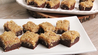 German chocolate cake brownies ...