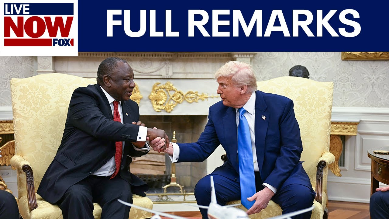Tense meeting between Trump and South African President Ramaphosa, "Genocide" accusations