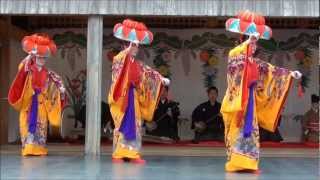 首里城新春の宴　四つ竹　2013.01.01 The Ryukyuan Dance