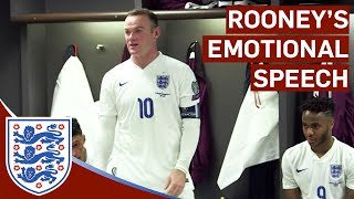 Emotional Wayne Rooney Gives Heartfelt Changing Room Speech | Inside Access