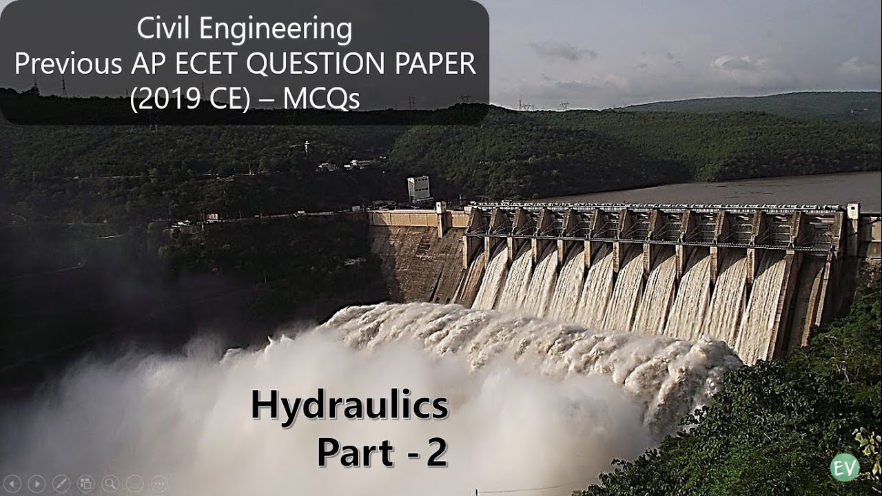 APECET2021 DIPLOMA Hydraulics AP ECET 2019 MCQs Civil Engineering