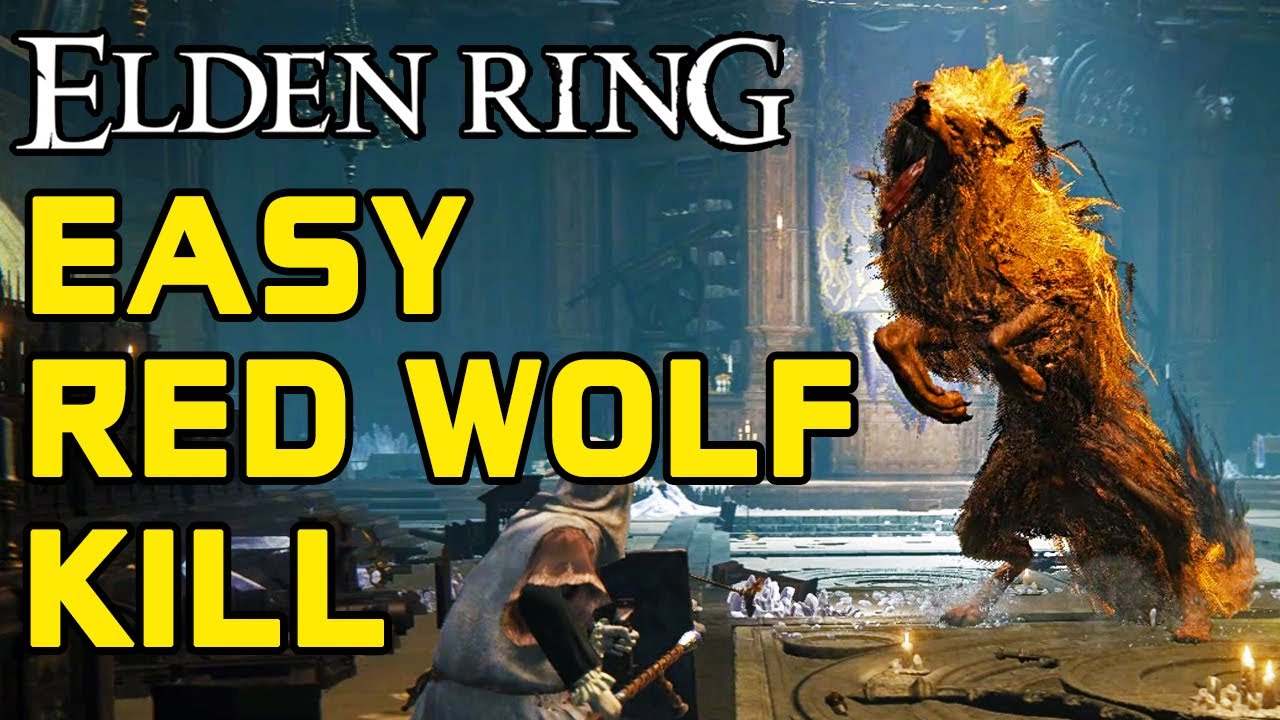 Red Wolf of Radagon Elden Ring boss guide - Polygon