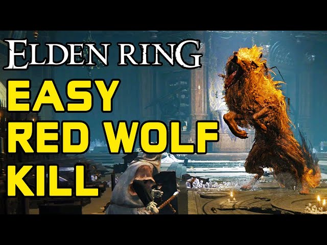 How to easily beat the Red Wolf of Radagon in Elden Ring