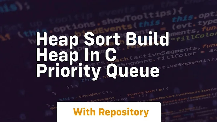Heap sort build heap in c priority queue
