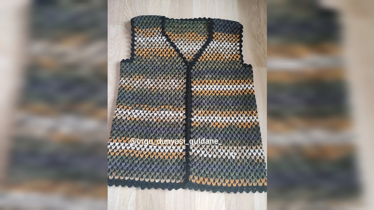 42 beden çıtı pıtı yelek hızlı anlatımı ve kenar oyası #citipitiyelek #keşfet #yelek #tigisi #elisi